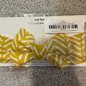 Little Sleepies Sunny Chevron Luxe Bow